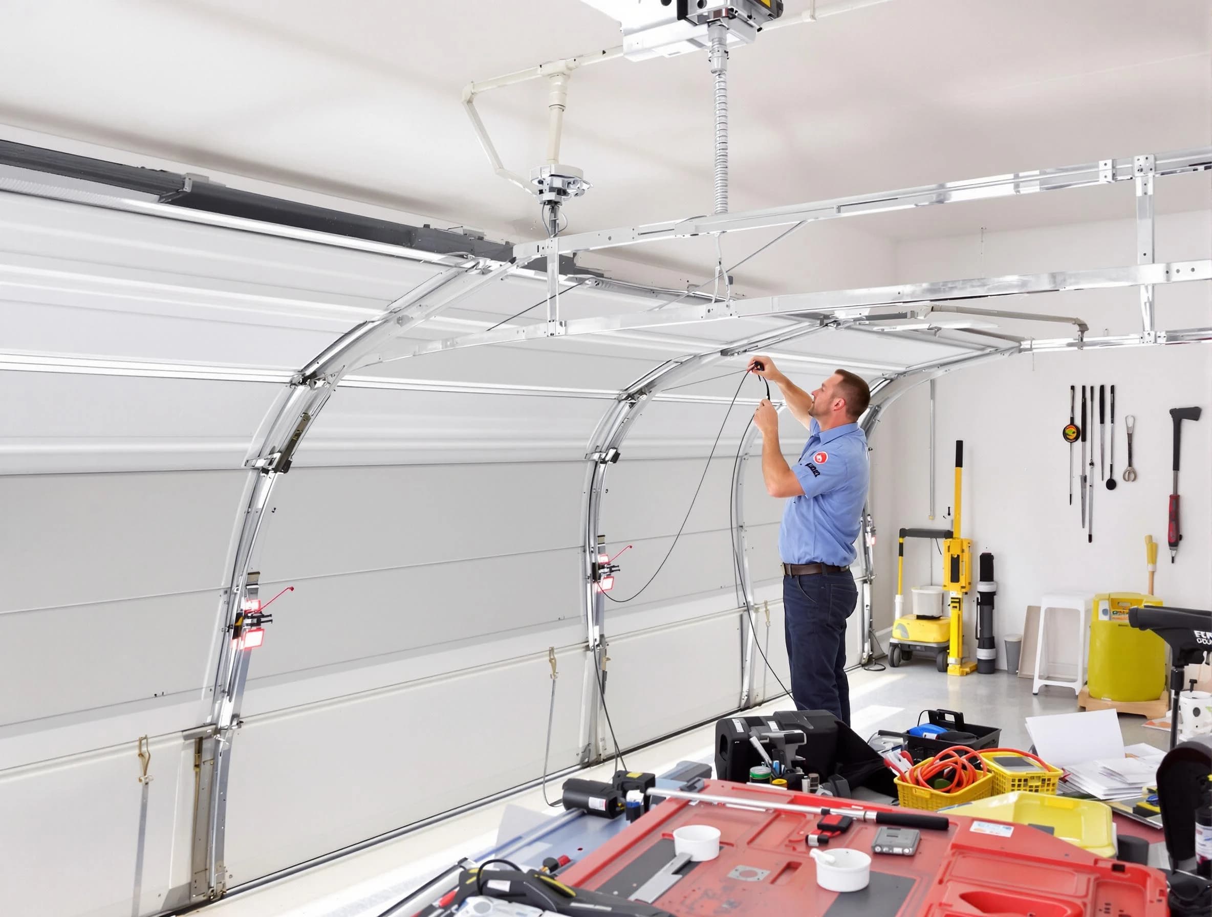Garage door cable repair service by Farmington Garage Door Repair in Farmington