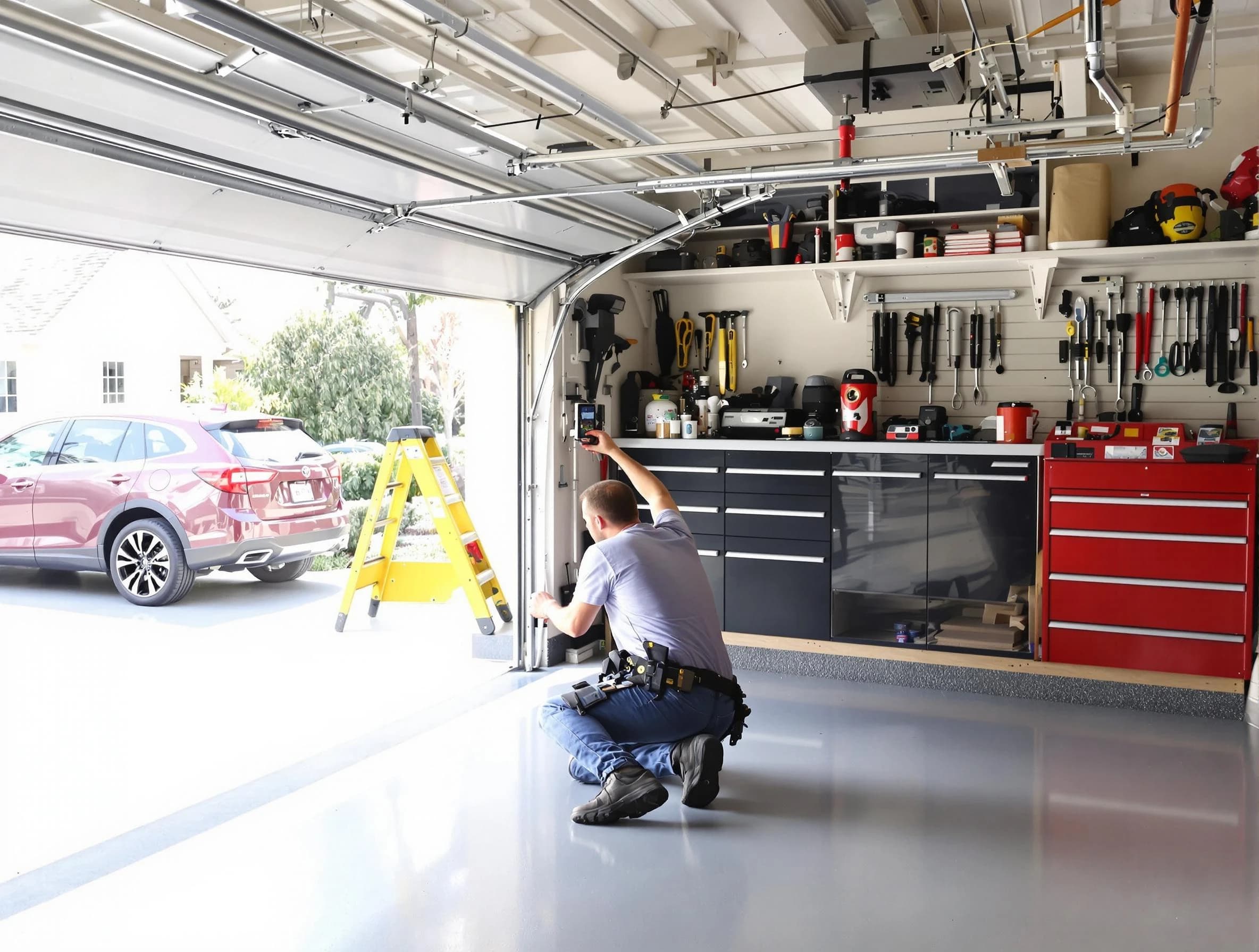 Local garage door repair service by Farmington Garage Door Repair in Farmington