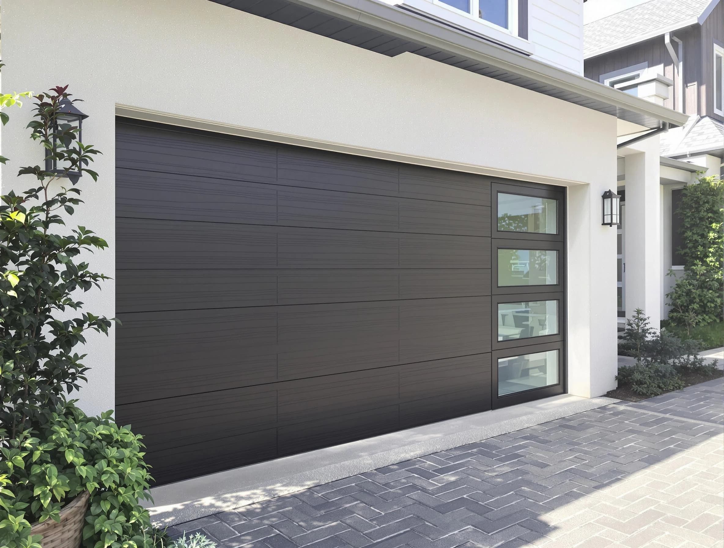 Custom garage door installation by Farmington Garage Door Repair in Farmington