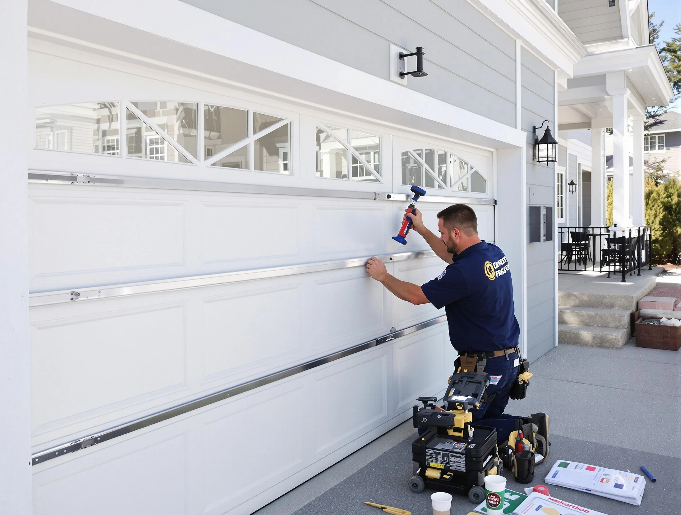 Professional garage door installation by Farmington Garage Door Repair in Farmington