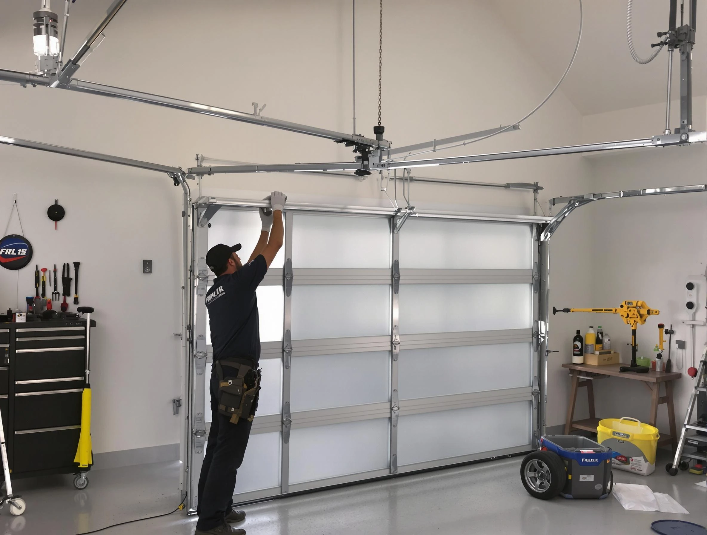 Farmington Garage Door Repair certified team performing precision garage door installation in Farmington