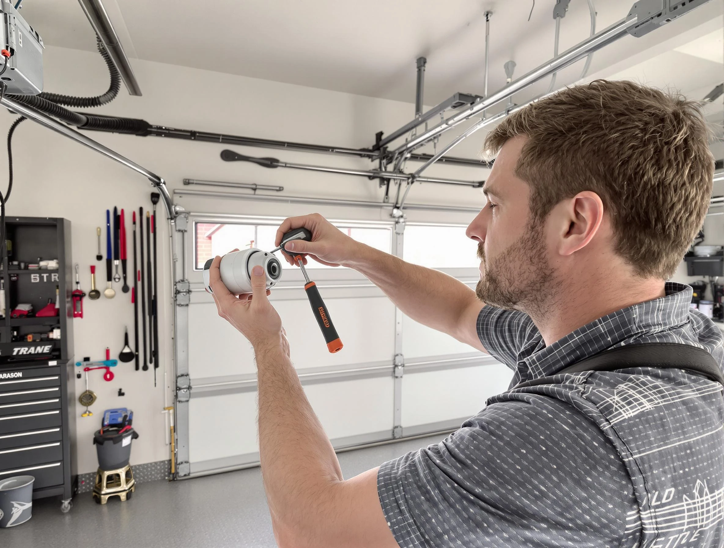 Garage door opener repair service by Farmington Garage Door Repair in Farmington